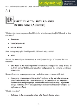 Academic And General Task 2 How To Write At A 9 Level | PDF