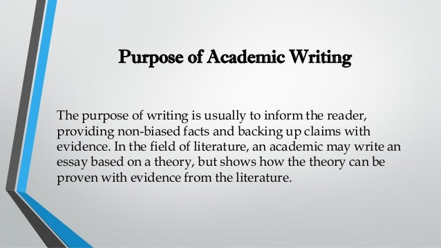 What is non academic writing