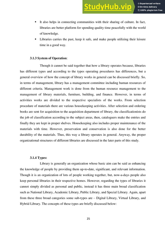 ACADEMIC AND PUBLIC LIBRARY A COMPARATIVE STUDY WITH SPECIAL EMPHASIS ...