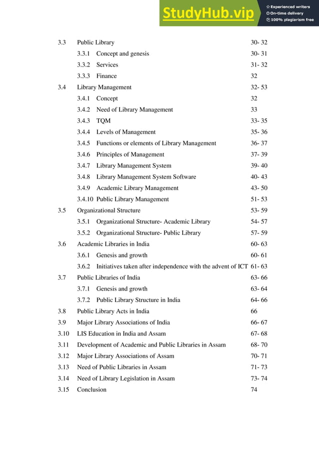 ACADEMIC AND PUBLIC LIBRARY A COMPARATIVE STUDY WITH SPECIAL EMPHASIS ...