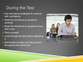 Relax Testing Strategy Academic Anxiety | PPTX