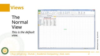 Academic Computing (Th) - Lecture 06 - View and Example (1).pptx