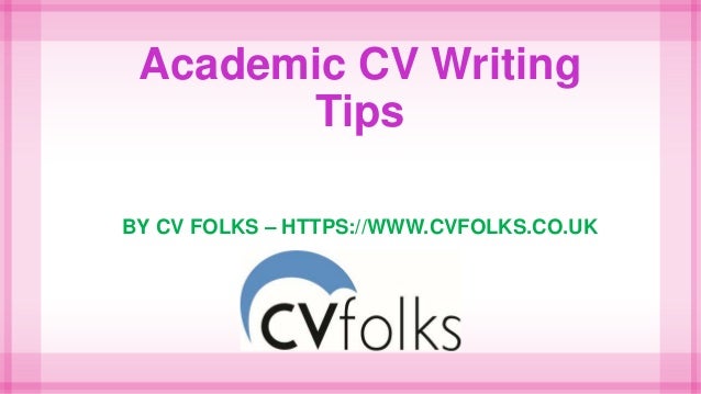 Academic cv writing