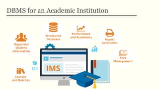 DBMS for an Academic Institution
 