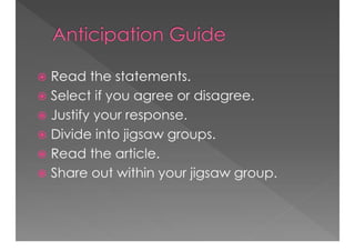 Academic Discourse And Text Complexity In The Classroom