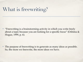 Academic English Skills: Introduction to Academic Writing Skills | PDF