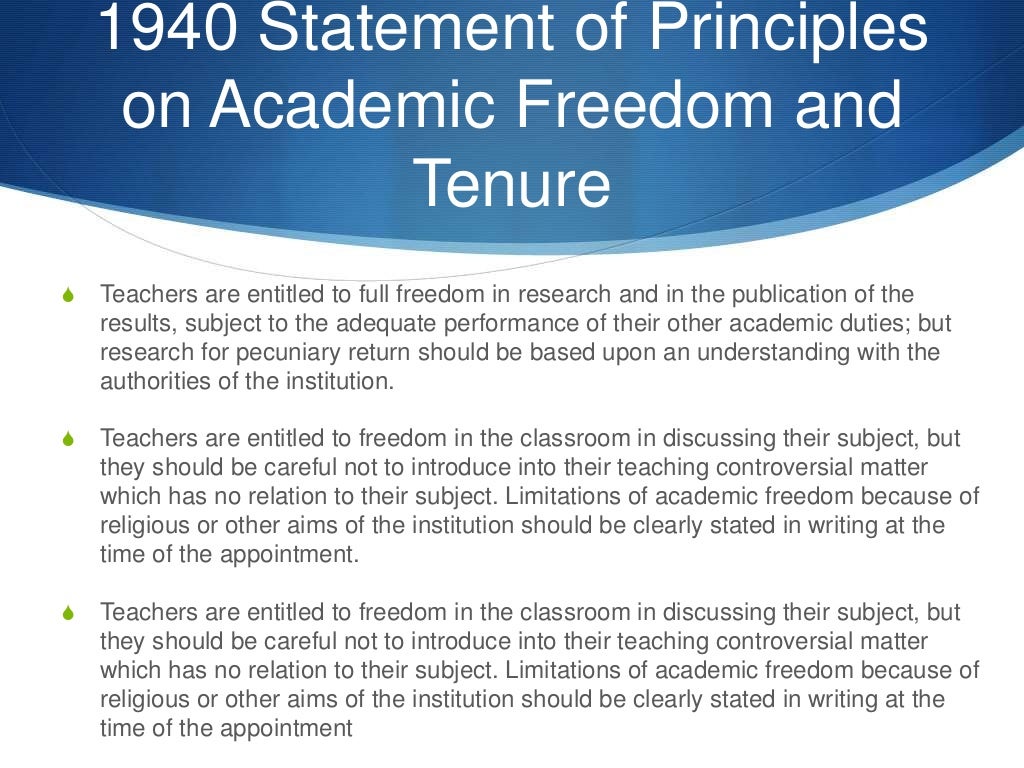 Academic freedom ppt