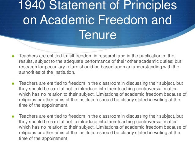 Academic tenure thesis picture