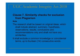 Academic Integrity and Preventing Plagiarism by V. Sriram | PDF
