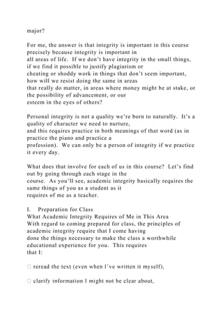 Academic Integrity A Letter to My Students[1] Bill T.docx