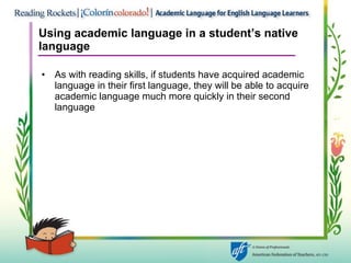 Academic language | PPT