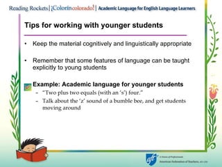 Academic language | PPT