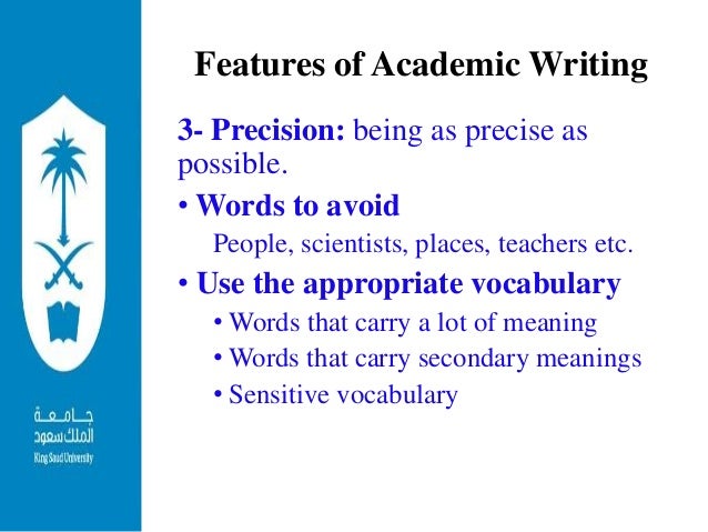 Write an academic essay using the features of language image
