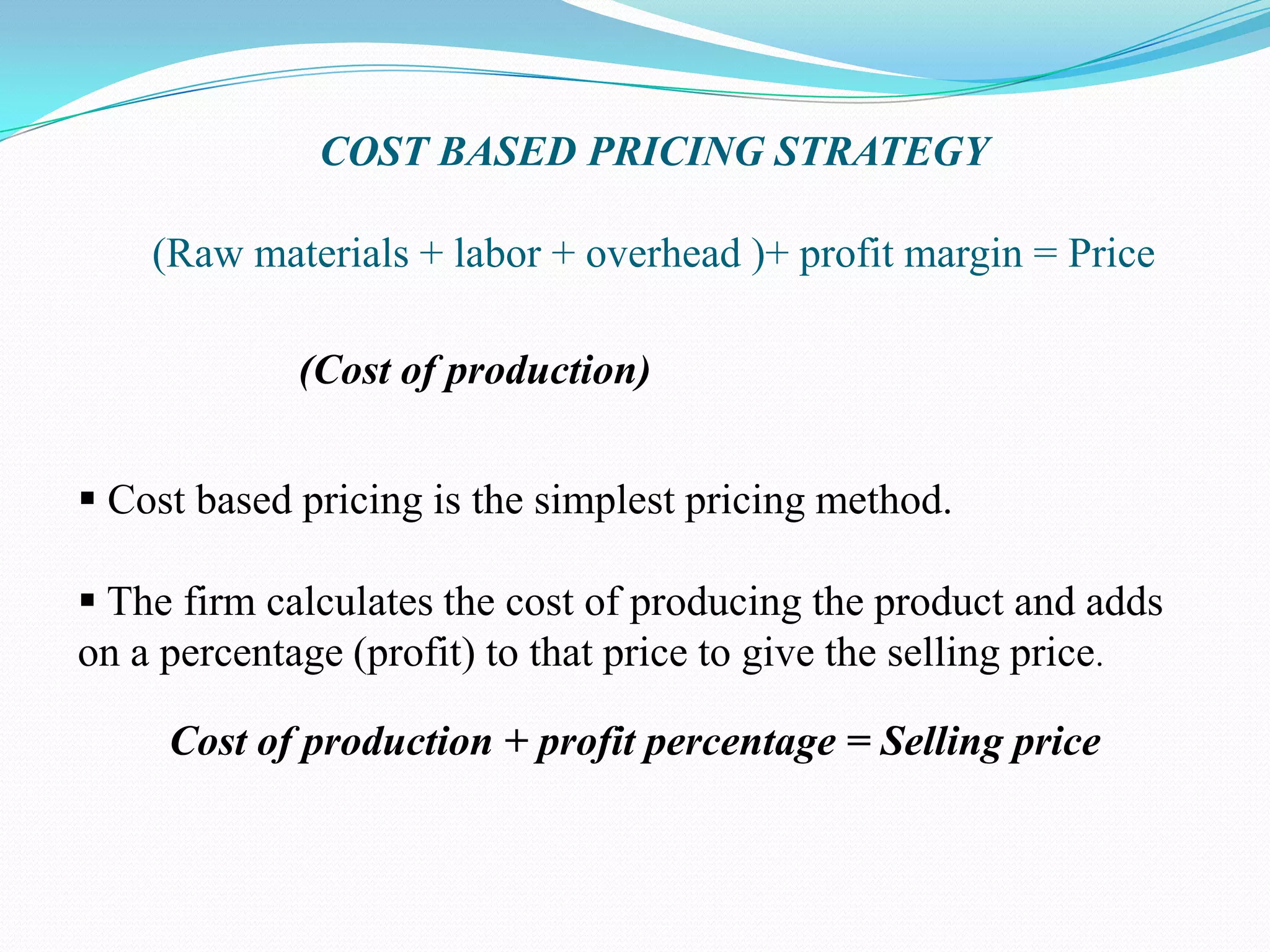 Industrial revolution (18th to 19th century):IndustriesFactoriesProductionCostingPrice