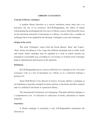 Academic library and their functions | PDF