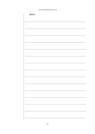 www.reddemultiplicacion.com
22
NOTAS
 