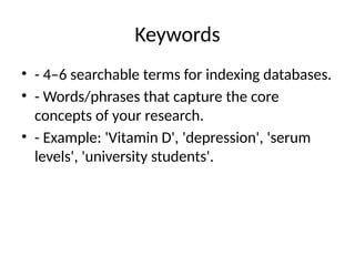 Keywords In Research Paper Example Academic_Paper_Structure_Guide for helping people to make paper and ...