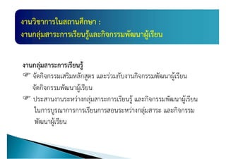 แผȨัฒȨงาȨิชาการ