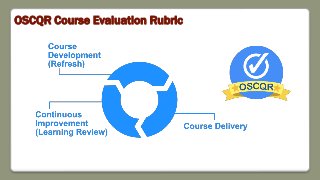 OSCQR Course Evaluation Rubric
 