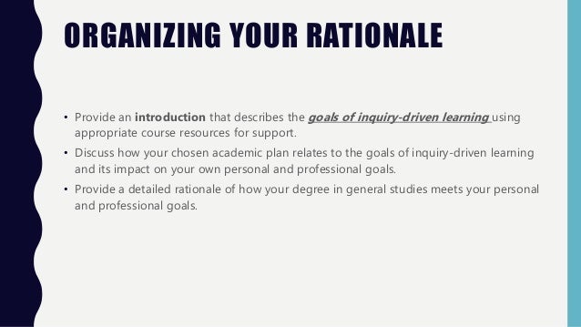Academic Rationale