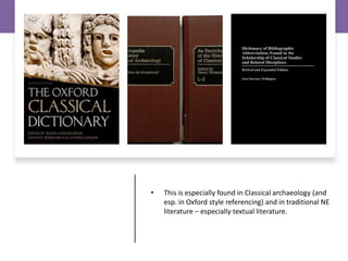 Classical Reference Aspects of academic citation and referencing | PPSX