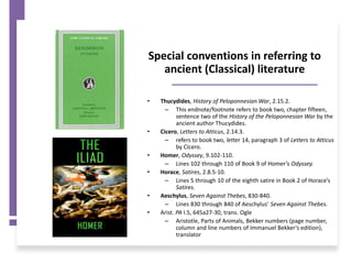 Aspects Of Academic Citation And Referencing