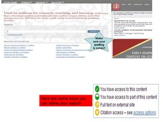 Here are some ways you can refine your search  Make sure your spelling is correct  