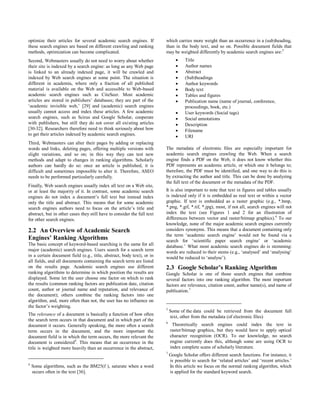 Brief Abstract Search Engine Academic search engine optimization (aseo) - optimizing scholarly ...
