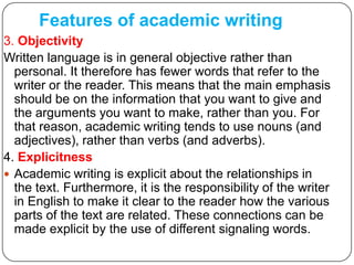 Academic style | PPT