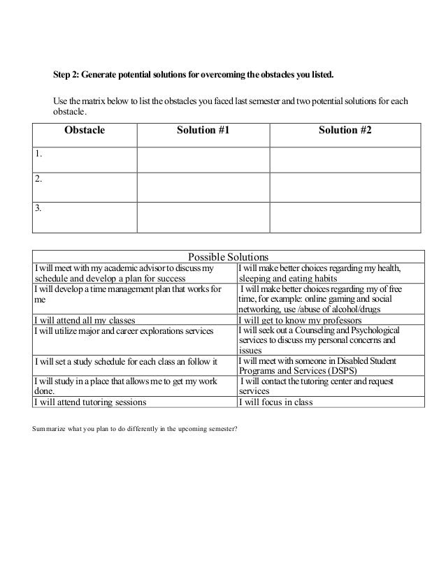 Academic Success Plan Pdf Academic Success Plan Pdf