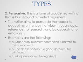 introduction on Academic text: Definition, examples, characteristics ...
