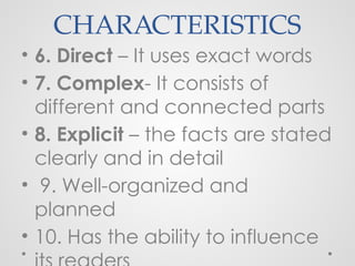 introduction on Academic text: Definition, examples, characteristics ...