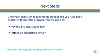 Sheridan Fall 2025 Intake Program Map.pdf Academic Upgrading at Sheridan | PPTX