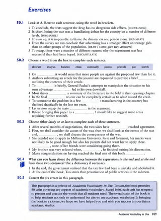 Academic Vocabulary in Use