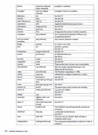 Academic Vocabulary in Use