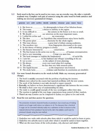 Academic Vocabulary in Use