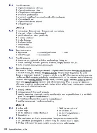 Academic Vocabulary in Use