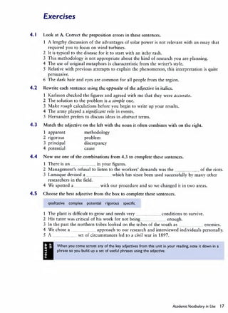 Academic Vocabulary in Use