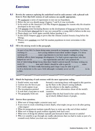 Academic Vocabulary in Use