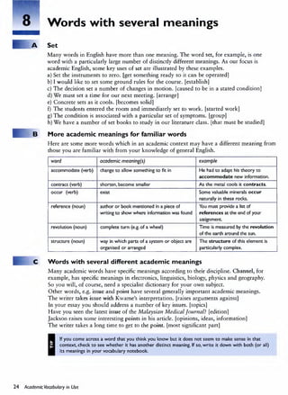 Academic Vocabulary in Use