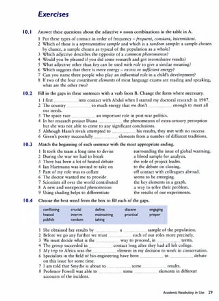 Academic Vocabulary in Use