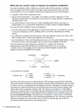 Academic Vocabulary in Use