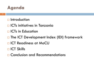 ICTs use and Academic Development in the Moshi Co-operative University ...