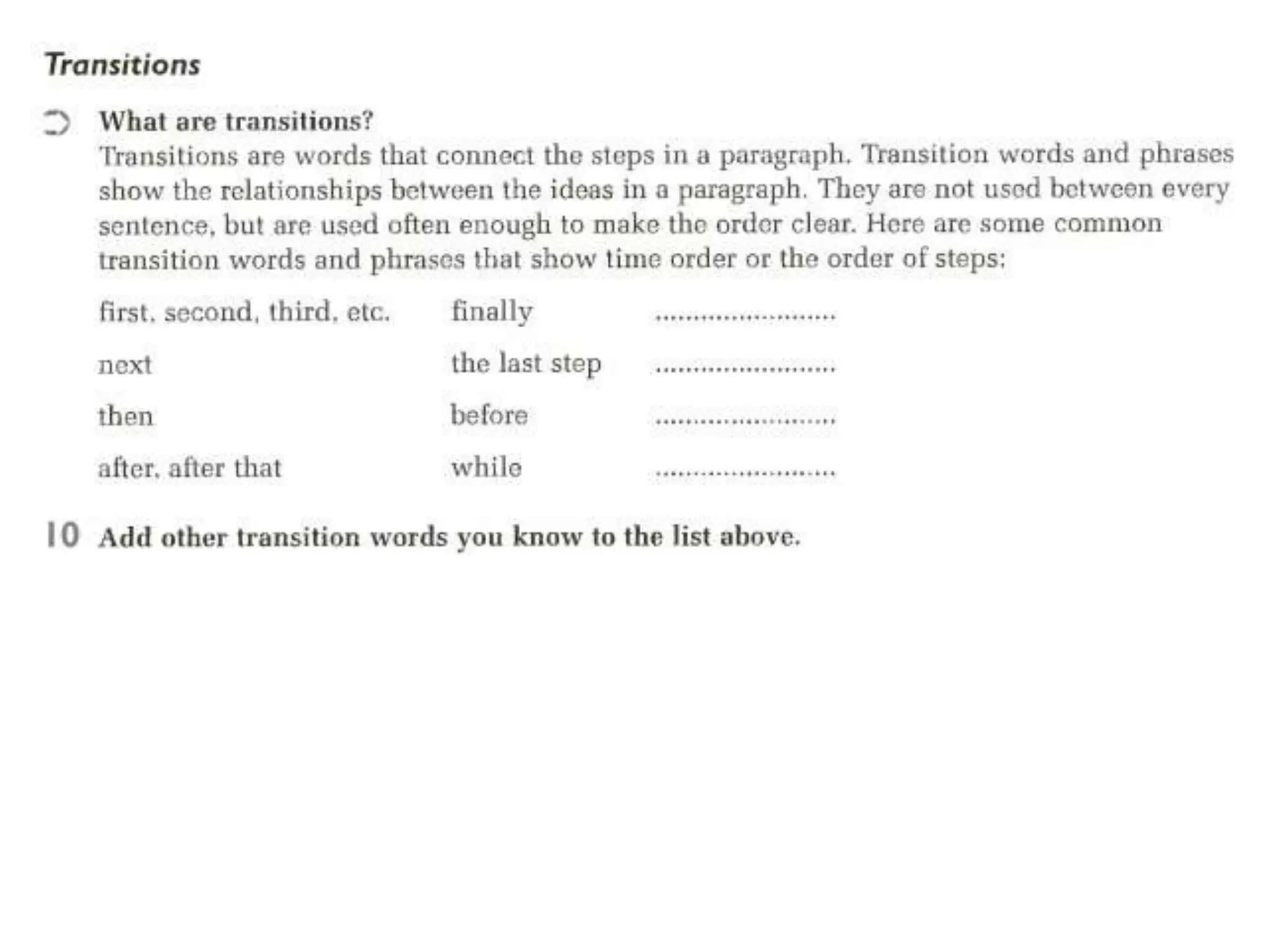 Academic Writing (Descriptive and Process Paragraphs) class 04 | PPTX