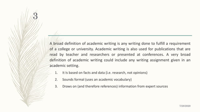 Academic writing | PPT