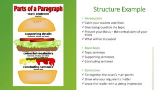 Introduction to Academic writing - Level 5 | PPTX