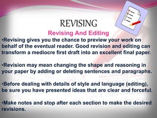 Academic writing advice powerpoint | PPTX