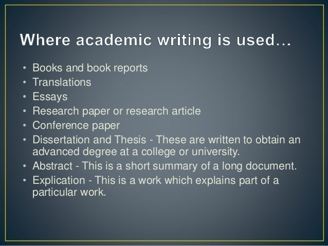 Academic essay writing workshop