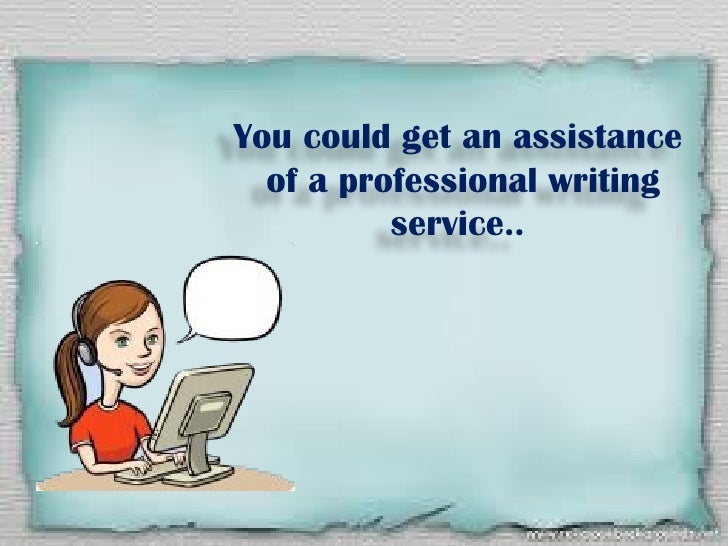 Academic writing assistance