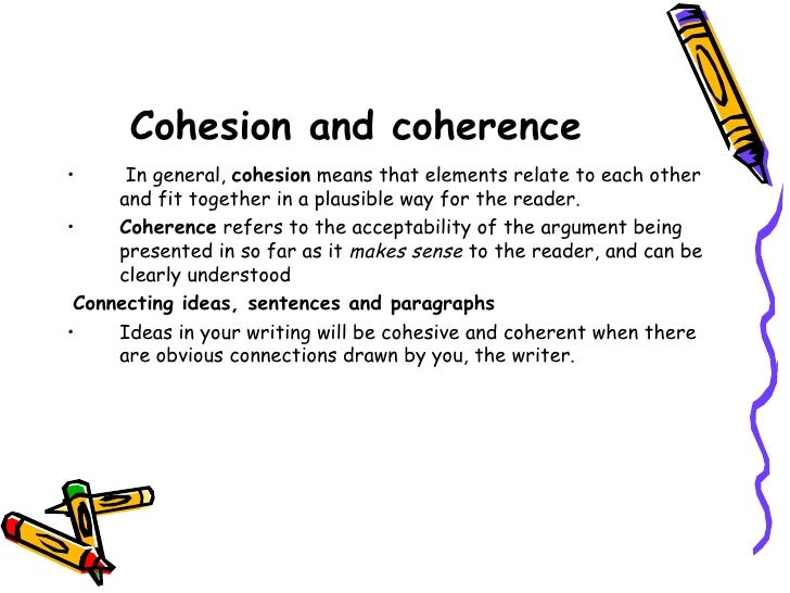 Academic writing cohesion